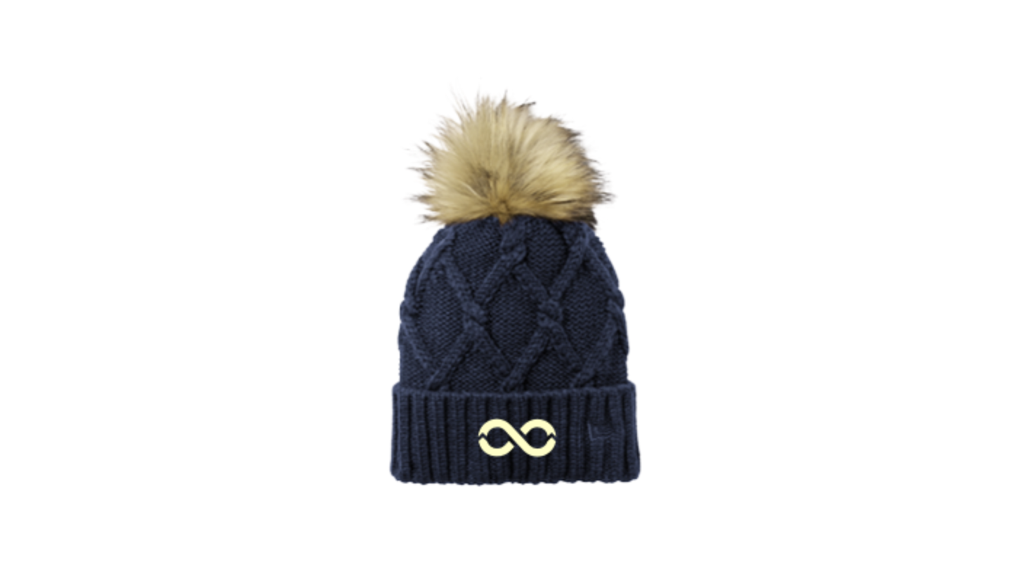 Faux Fur Pom Beanie