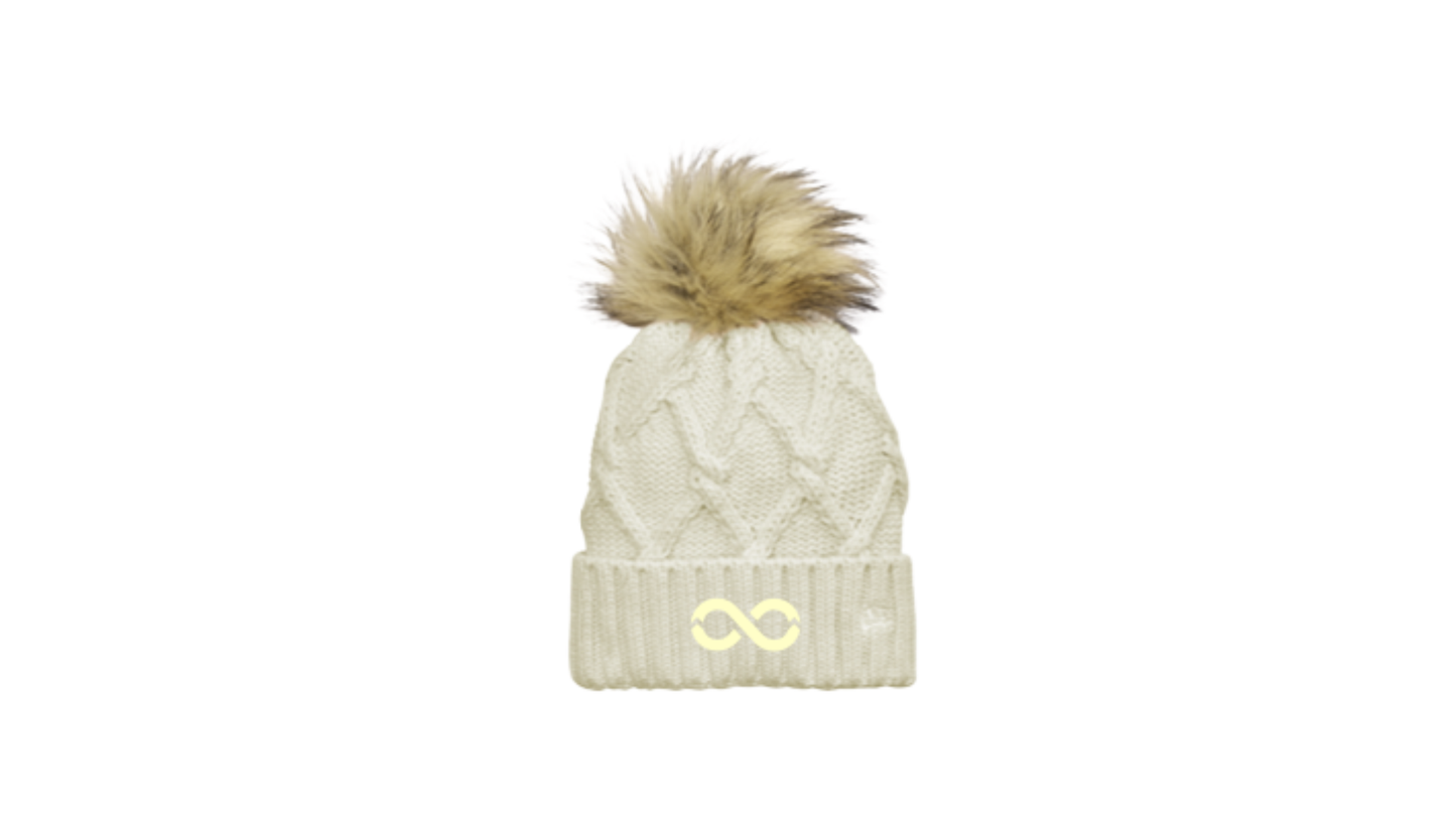 Faux Fur Pom Beanie